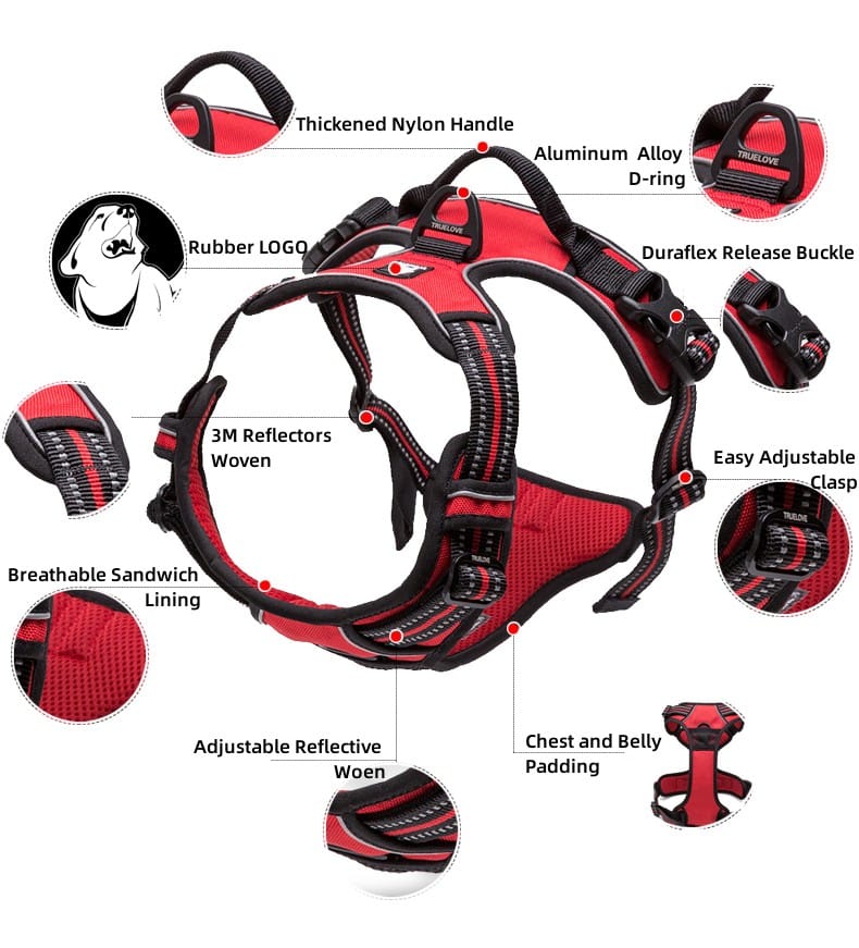 Truelove No Pull Outdoor Dog Harness - immagine 2