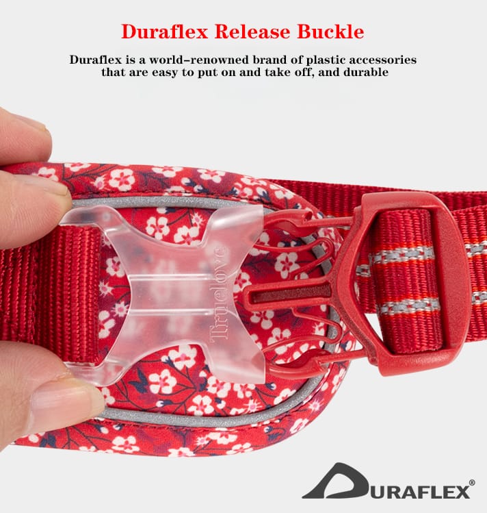 Truelove Adjustable Control Cotton Floral Pet Harness - immagine 6