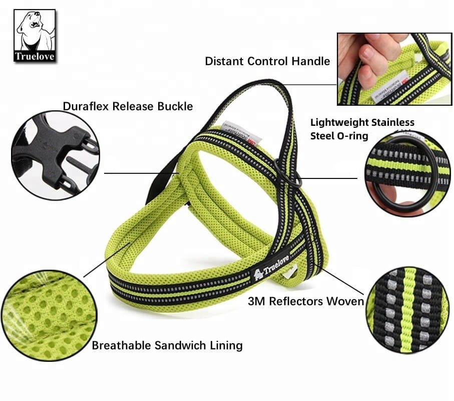 Truelove Mesh Padded Soft Breathable Dog Harness - immagine 2