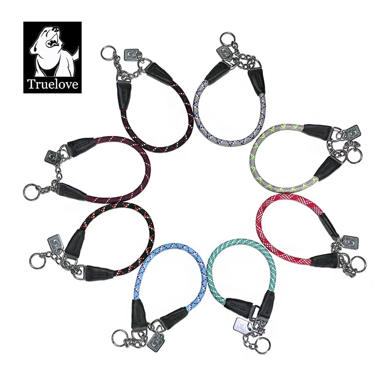 Truelove Secure Fit Durable Collar with Stainless Steel Safety Chain - immagine 3
