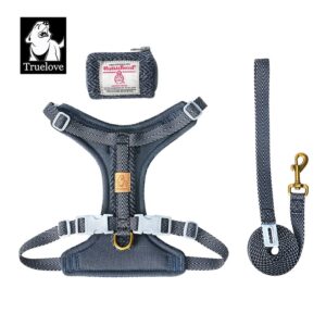 Truelove Comfort Fashionable Series Harness Leash Suit Convenient Poop Bag Dispenser