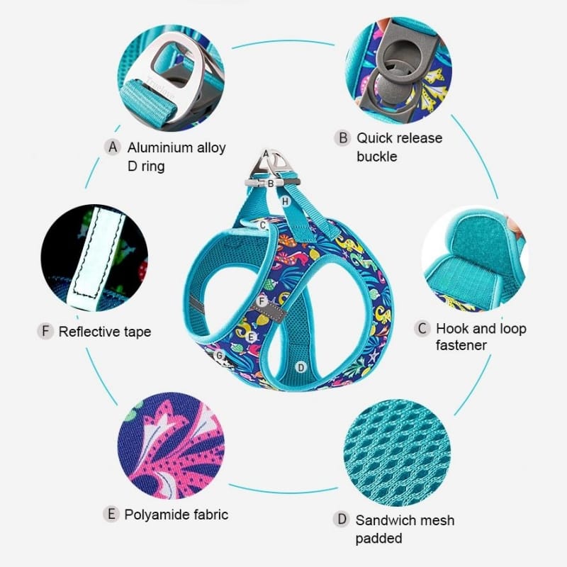 Truelove Easy Fit Quick-Release Pet Harness with Dual D-Rings - immagine 3