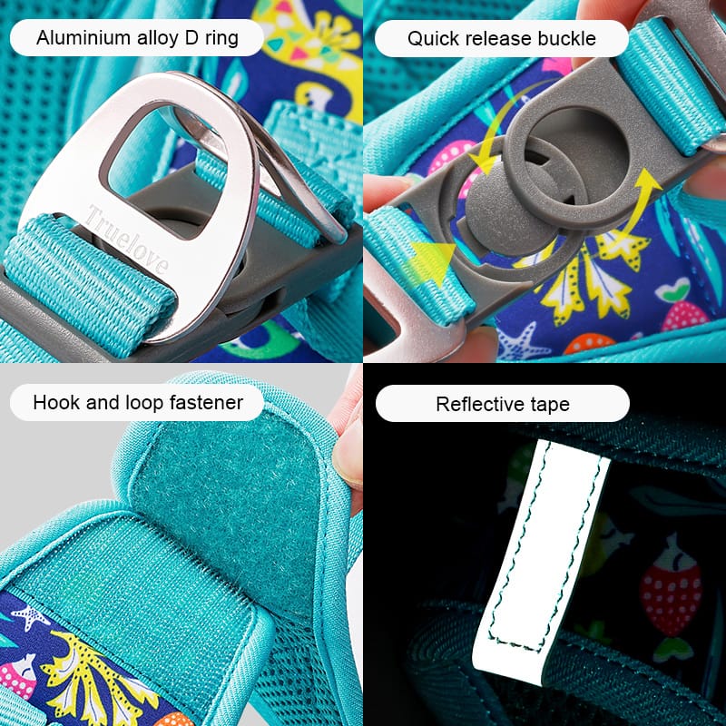 Truelove Easy Fit Quick-Release Pet Harness with Dual D-Rings - immagine 6