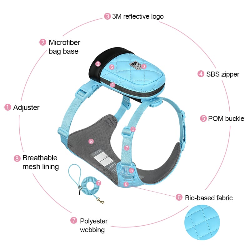 Truelove All-In-One Environmentally Friendly Harness Set for Active Pets - immagine 3