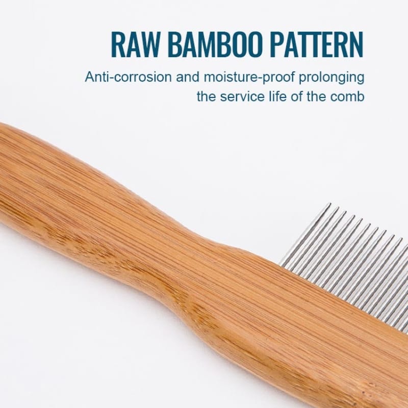 Truelove FurPerfection: Bamboo Crafted Brush with Ergonomic Comfort Handle - immagine 8