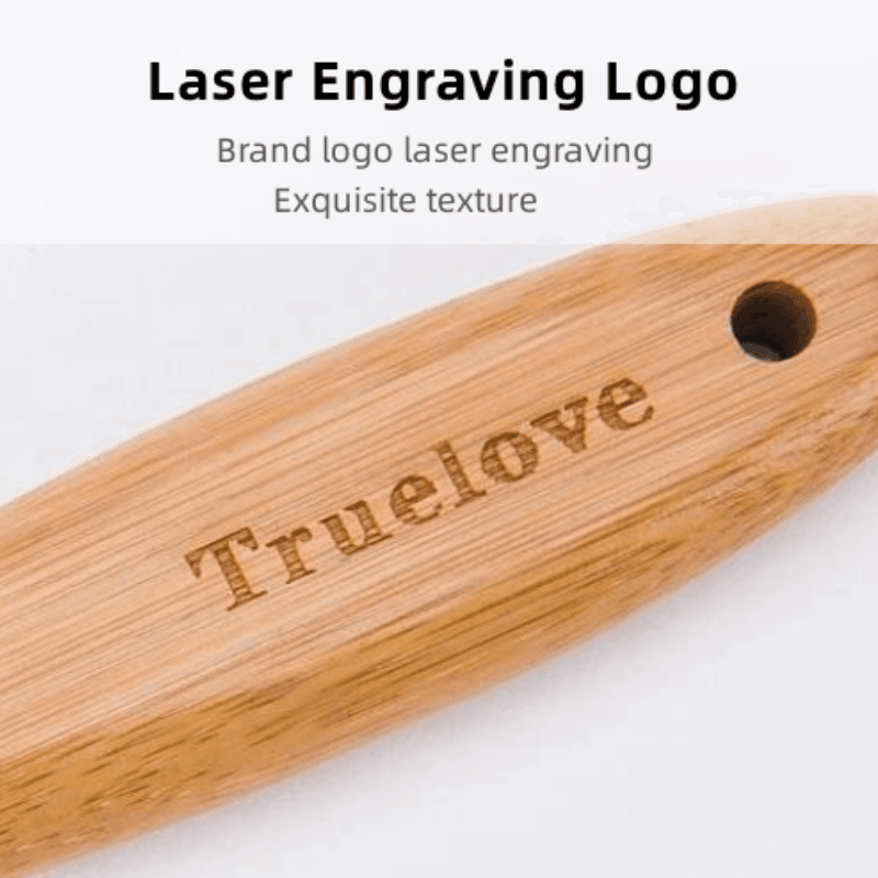 Truelove Ultimate Pet Brush: Bamboo Crafted & Boar Bristle Infused for Gentle Grooming - immagine 4