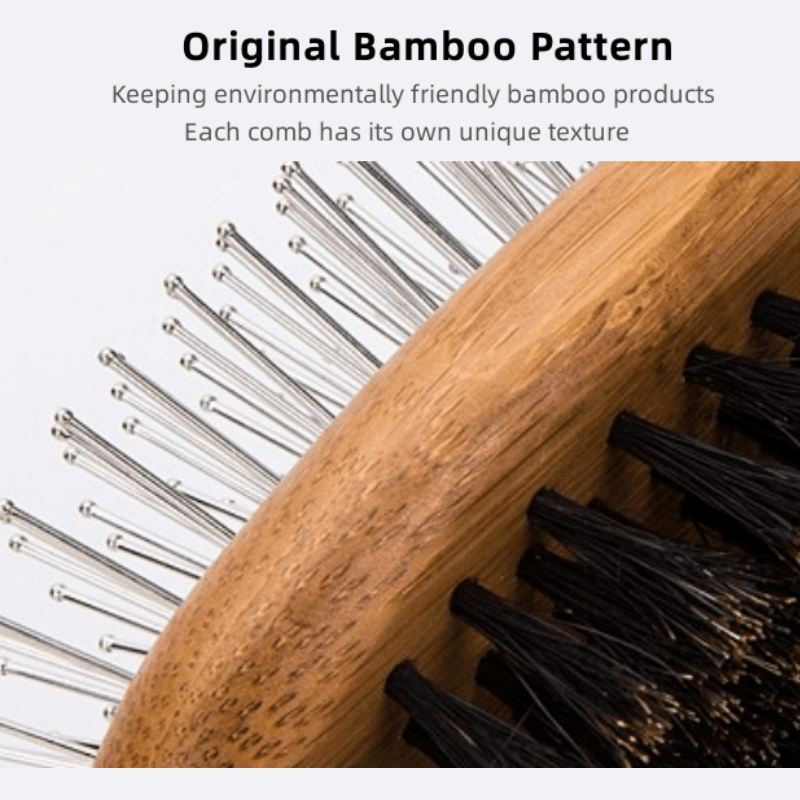 Truelove Ultimate Pet Brush: Bamboo Crafted & Boar Bristle Infused for Gentle Grooming - immagine 7