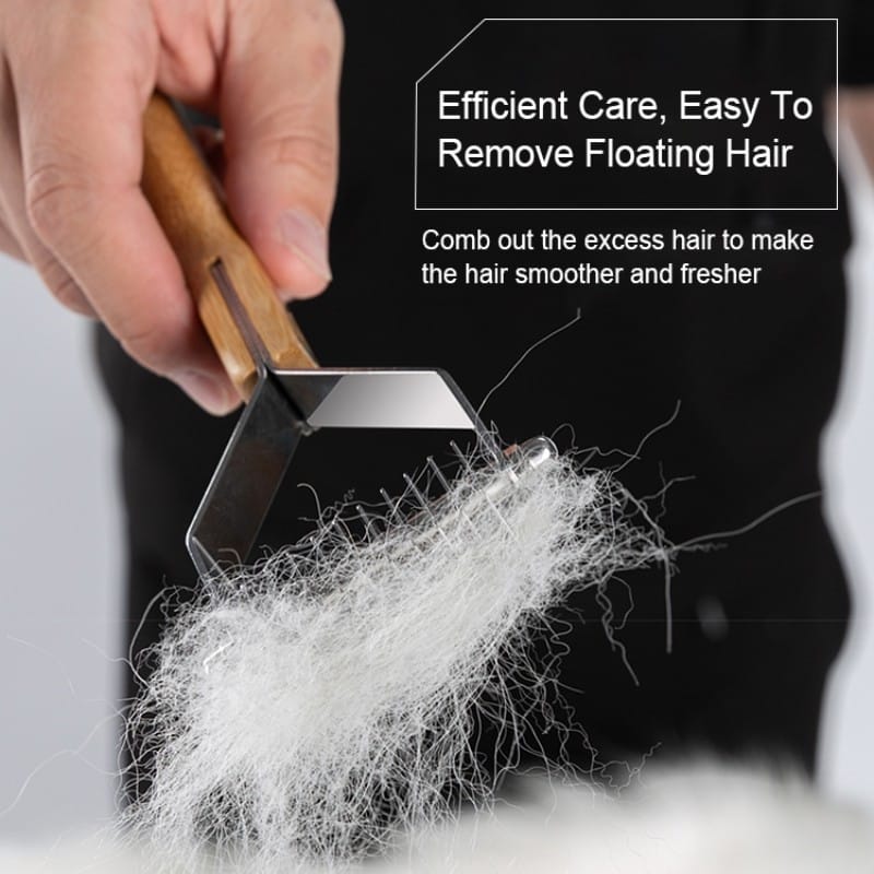 Truelove Natural Shine Bamboo Comb: Safe & Effective for Molting Hair - immagine 3