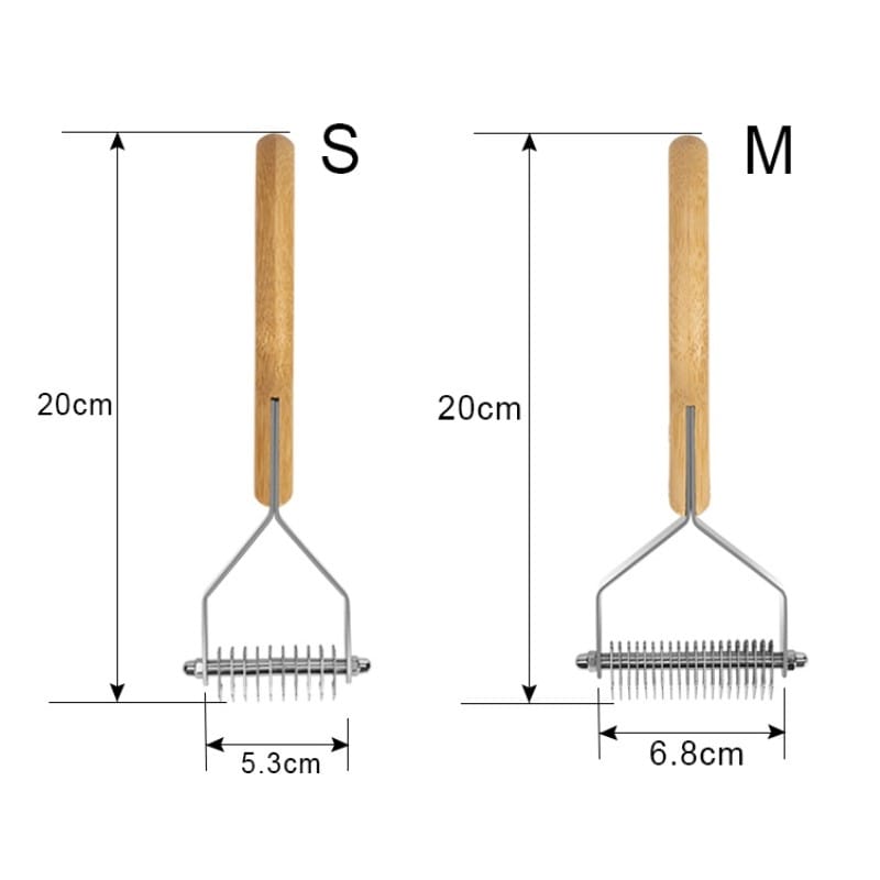 Truelove Natural Shine Bamboo Comb: Safe & Effective for Molting Hair - immagine 8