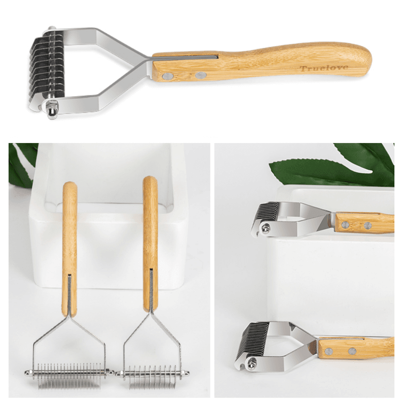 Truelove Natural Shine Bamboo Comb: Safe & Effective for Molting Hair - immagine 7