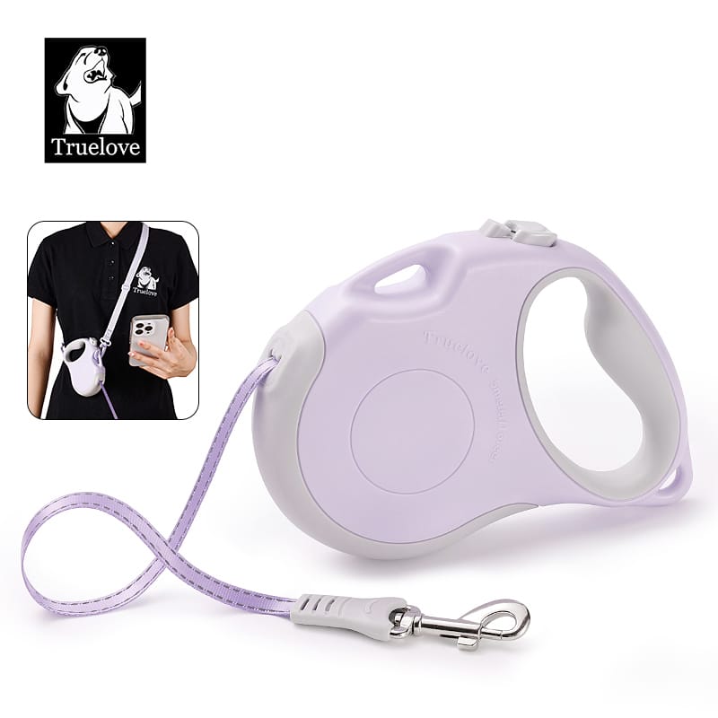 Truelove Adventure 5m Reflective Hands-Free Extendable Dog Leash