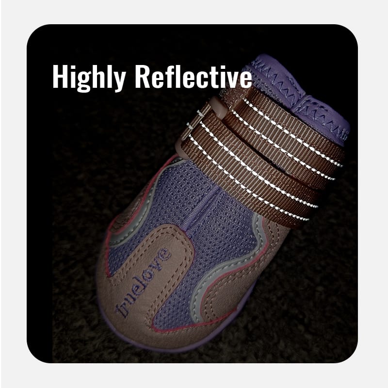 Truelove Breathable Mesh & Leather Outdoor Pet Shoes for Enhanced Paw Protection - immagine 4