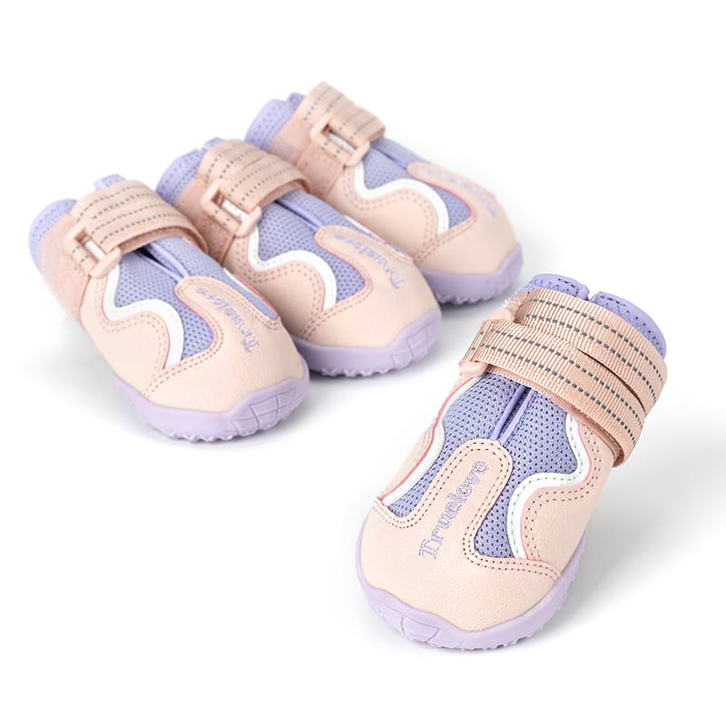 Truelove Breathable Mesh & Leather Outdoor Pet Shoes for Enhanced Paw Protection - immagine 2