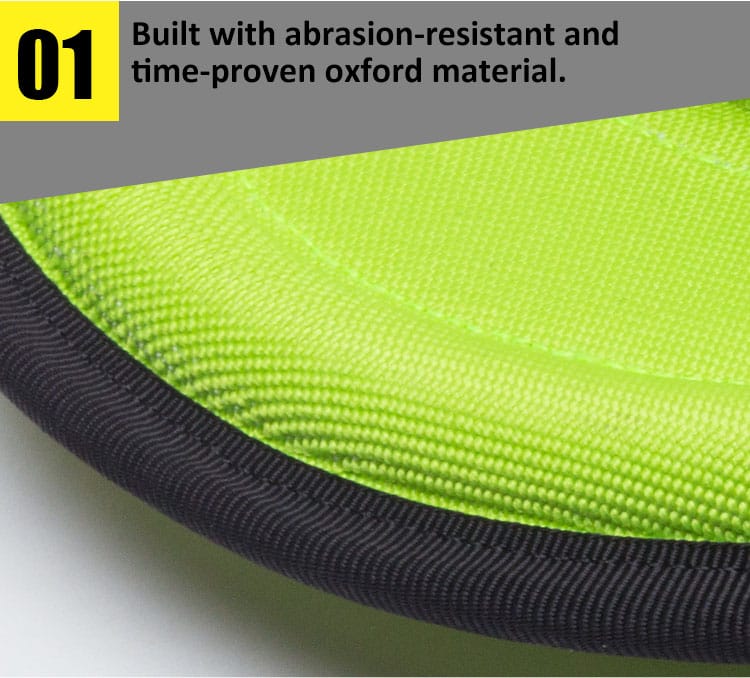 Truelove Waterproof Training Frisbee: Durable 900D Oxford with Snack Storage - immagine 2