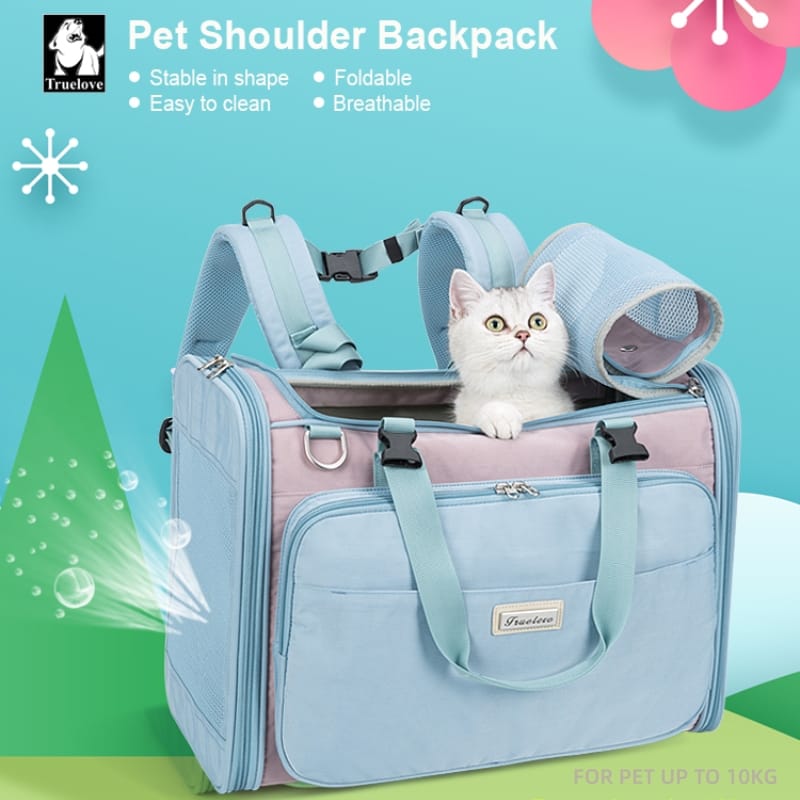 Truelove Premium 420D Polyester Water-Resistant Pet Outdoor Carrier - immagine 5