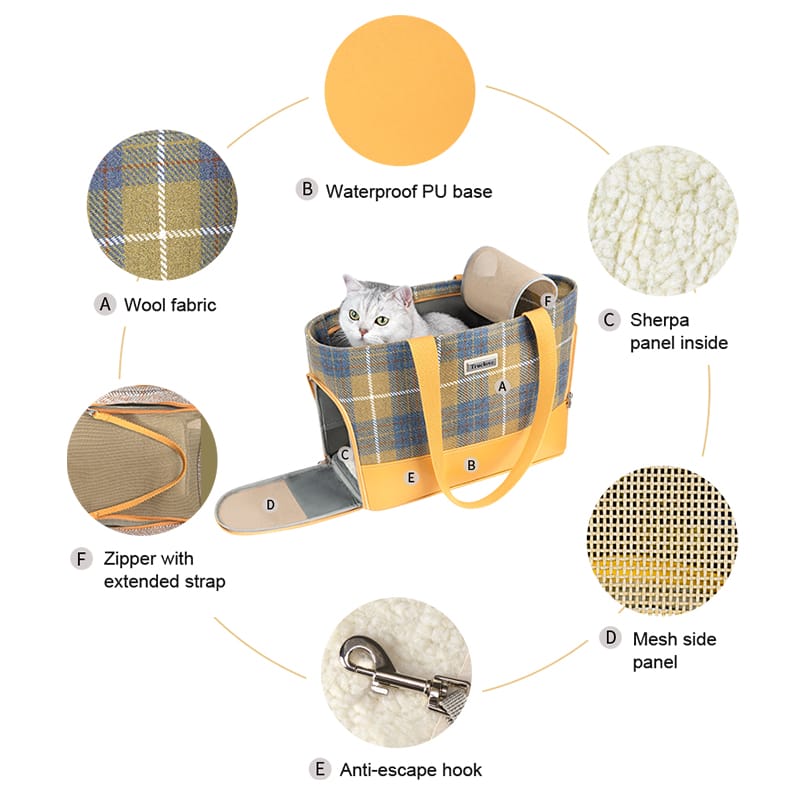 Truelove Portable Pet Outing Carrier: Comfortable, Convenient, and Secure Travel Companion - immagine 2