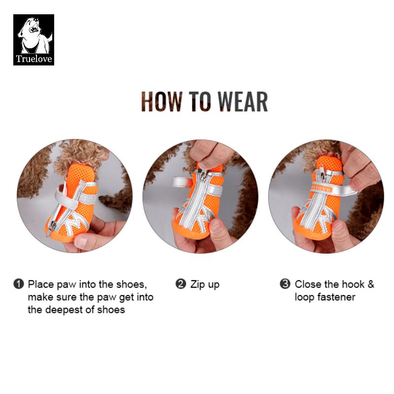 Truelove Breathable Mesh Pet Shoes for Comfort and Traction - immagine 4