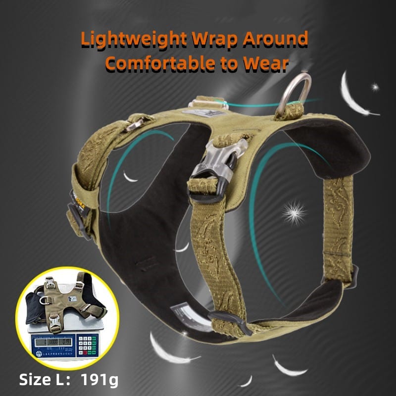 Truelove Cordura Fabric Soft Durable Tactical Dog Harness - immagine 6