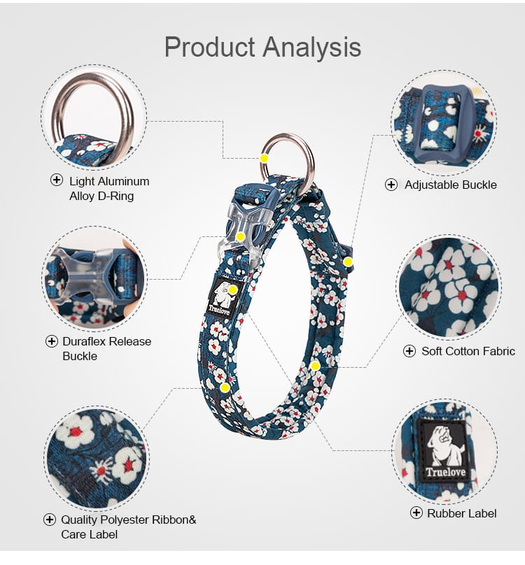 Truelove Floral Camouflage Pog Collar - immagine 2